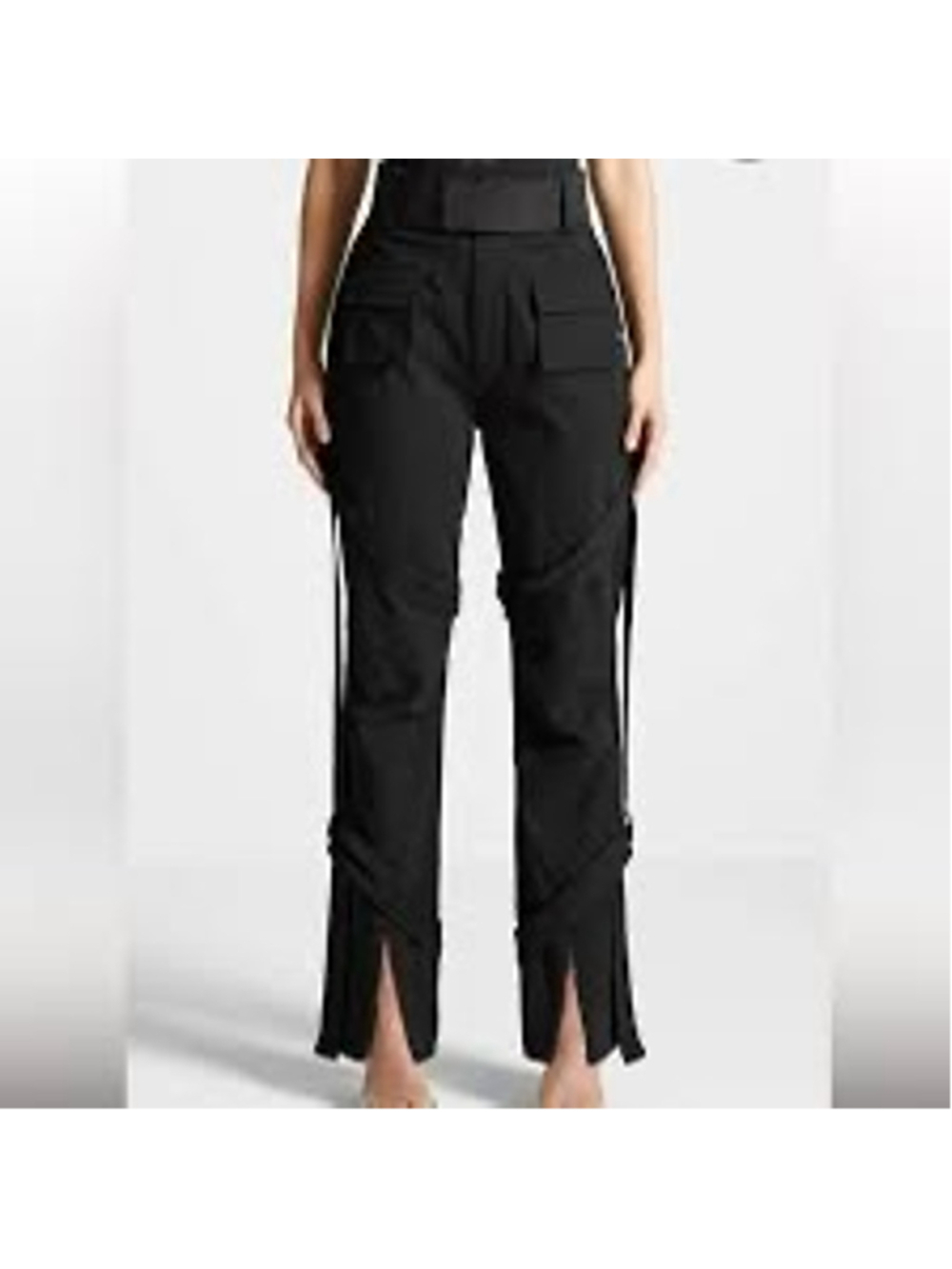 MANIERE DE VOIR Carpenter Cargo Trousers - Black Pants Womens Size 2